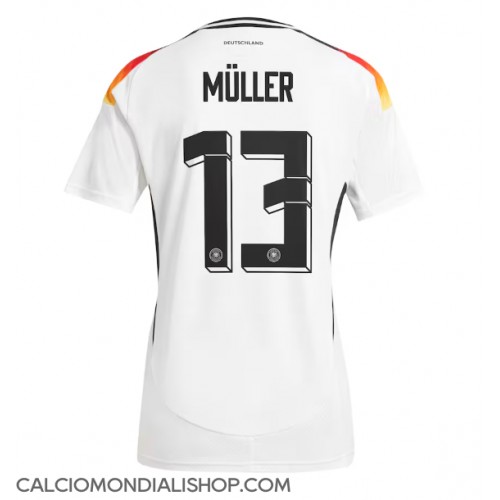 Maglie da calcio Germania Thomas Muller #13 Prima Maglia Europei 2024 Manica Corta